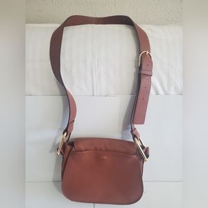 Vince Camuto Leather saddle bag @ Brown